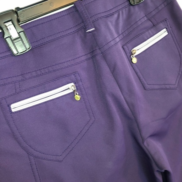H16 RARE Pierre Balmain Paris Purple Pants - Picture 5 of 9